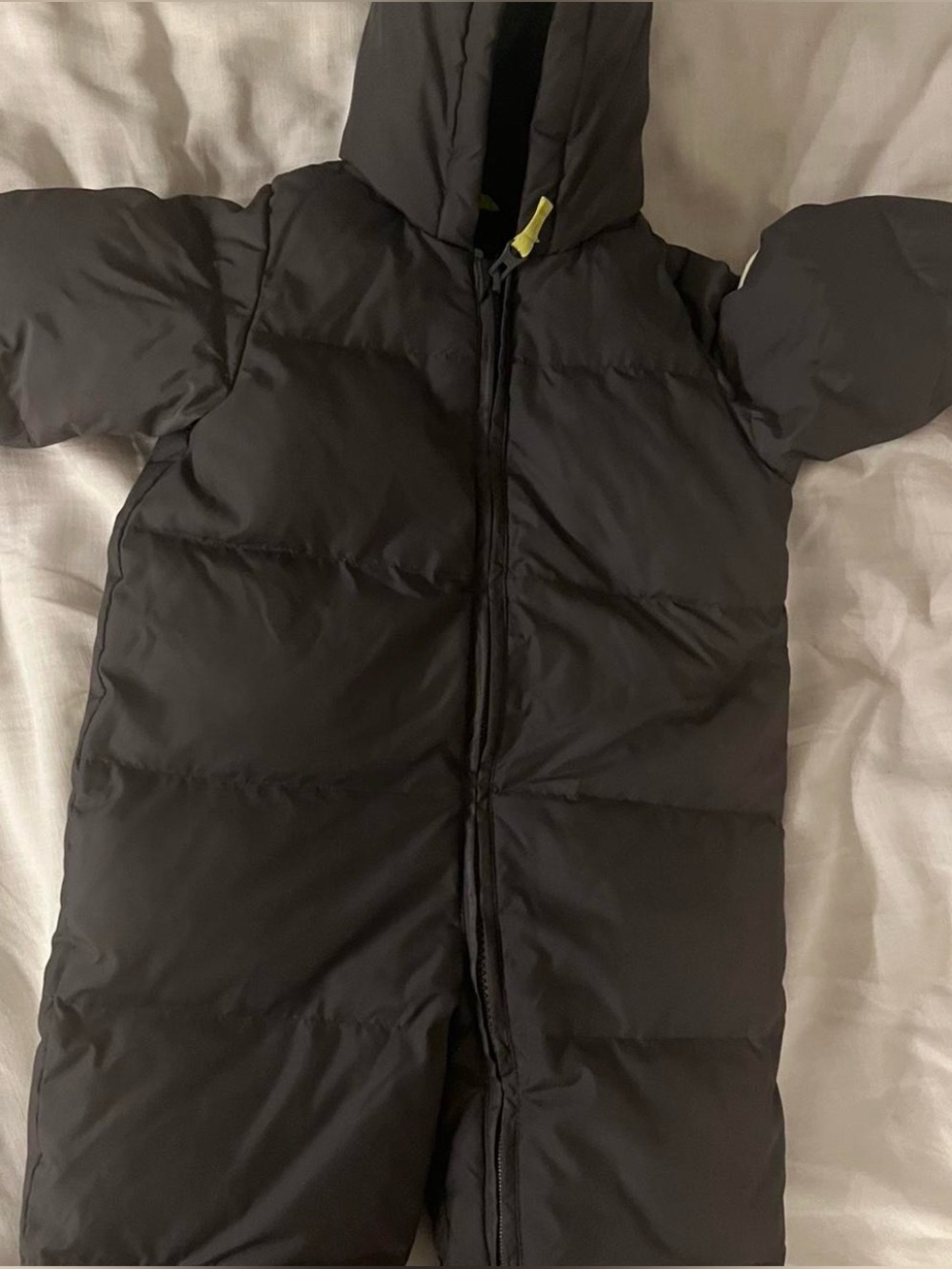 BabyGap Children's Black Puffer Snowsuit with Hood